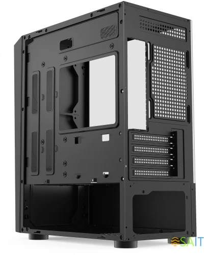 Корпус Bloody BD-CC102F черный без БП mATX 4x120mm 2xUSB2.0 1xUSB3.0 audio bott PSU