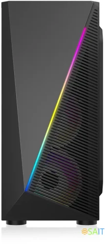 Корпус Bloody BD-CC102F черный без БП mATX 4x120mm 2xUSB2.0 1xUSB3.0 audio bott PSU