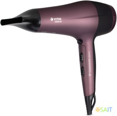 Фен Vitek VT-2535 2200Вт бордовый/черный (2535-VT-01)