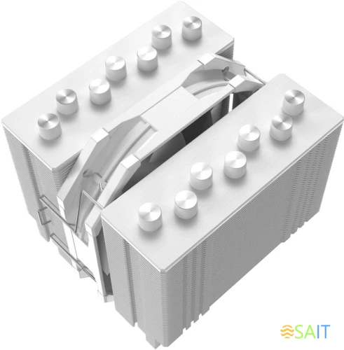 Устройство охлаждения(кулер) ID-Cooling SE-207-XT Slim Soc-AM5/AM4/1200/1700/1851 белый 4-pin 15-35dB Al+Cu 220W 760gr Ret (SE-207-XT SLIM SNOW)