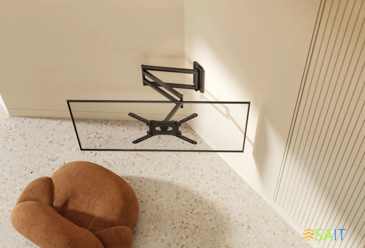 Кронштейн для телевизора Ultramounts UM959 черный 23"-65" макс.35кг настенный поворот и наклон