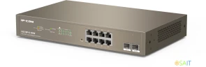 Коммутатор IP-Com G3310P-8-150W (L2) 8x1Гбит/с 2xКомбо(1000BASE-T/SFP) 2SFP 8PoE 130W управляемый
