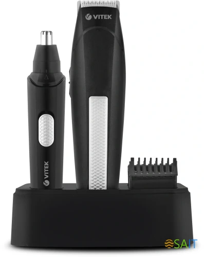 Триммер Vitek Euphoria VT-2550 черный (насадок в компл:3шт)