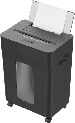 Шредер Cactus CS-SH-D8 черный с автоподачей (секр.P-4) фрагменты 150лист. 24лтр. скобы пл.карты