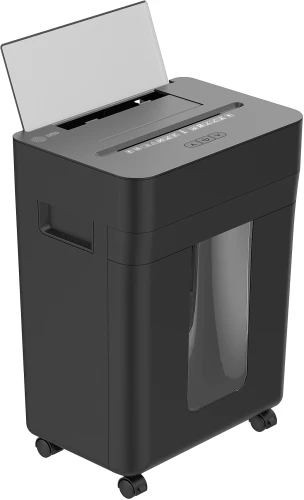 Шредер Cactus CS-SH-D8 черный с автоподачей (секр.P-4) фрагменты 150лист. 24лтр. скобы пл.карты