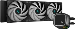 Система водяного охлаждения Deepcool LE720 ARGB Soc-AM5/AM4/1200/1700/1851 черный 4-pin 19-33dB Al 250W 1570gr Ret (R-LE720-BKAMMN-G-1)