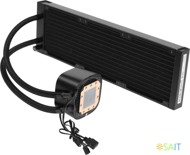 Система водяного охлаждения Deepcool LE720 ARGB Soc-AM5/AM4/1200/1700/1851 черный 4-pin 19-33dB Al 250W 1570gr Ret (R-LE720-BKAMMN-G-1)