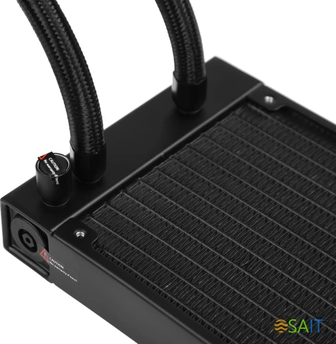 Система водяного охлаждения Deepcool LE720 ARGB Soc-AM5/AM4/1200/1700/1851 черный 4-pin 19-33dB Al 250W 1570gr Ret (R-LE720-BKAMMN-G-1)