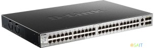 Коммутатор D-Link DGS-3130-54TS/B (L3) 48x1Гбит/с 2x10Гбит/с 4SFP+ управляемый