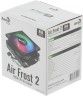 Устройство охлаждения(кулер) Aerocool Air Frost 2 RGB Soc-AM5/AM4/1200/1700/1851 черный/белый 3-pin 26dB Al+Cu 110W 250gr Ret (AIR FROST 2 FRGB 3P)