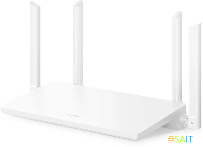 Роутер беспроводной Huawei WS7001-20 (AX2) (53039183) AX1500 10/100/1000BASE-TX белый