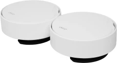 Бесшовный Mesh роутер TP-Link Deco X50-PoE (DECO X50-POE(2-PACK)) AX3000 1000/2500BASE-T белый (упак.:2шт)