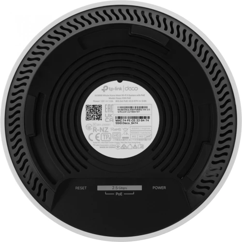 Бесшовный Mesh роутер TP-Link Deco X50-PoE (DECO X50-POE(2-PACK)) AX3000 1000/2500BASE-T белый (упак.:2шт)