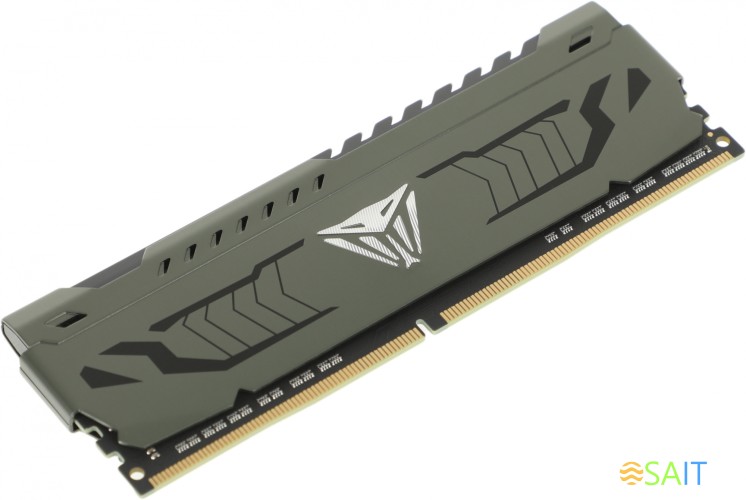 Память DDR4 16Gb 3200MHz Patriot PVS416G320C6 Viper Steel RTL Gaming PC4-25600 CL16 DIMM 288-pin 1.35В с радиатором Ret