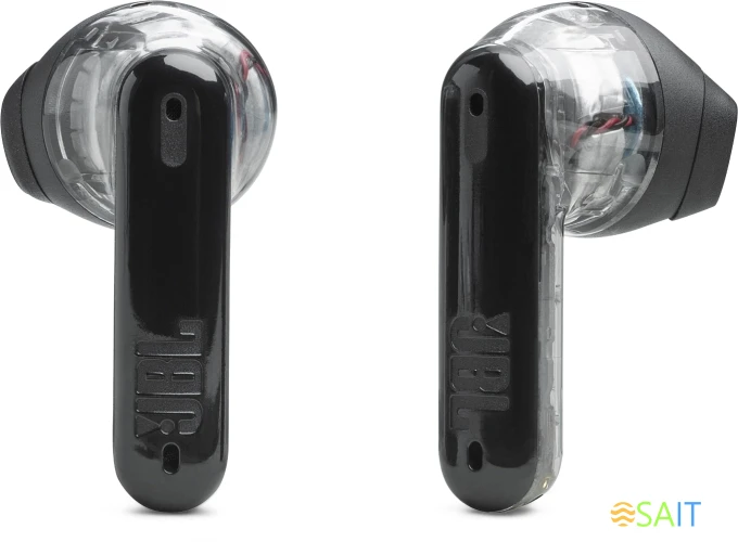 Гарнитура вкладыши JBL Tune Flex Ghost черный беспроводные bluetooth в ушной раковине (JBLTFLEXGBLK)