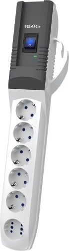 Сетевой фильтр Pilot PRO 2023 5м (6 розеток) серый (коробка)