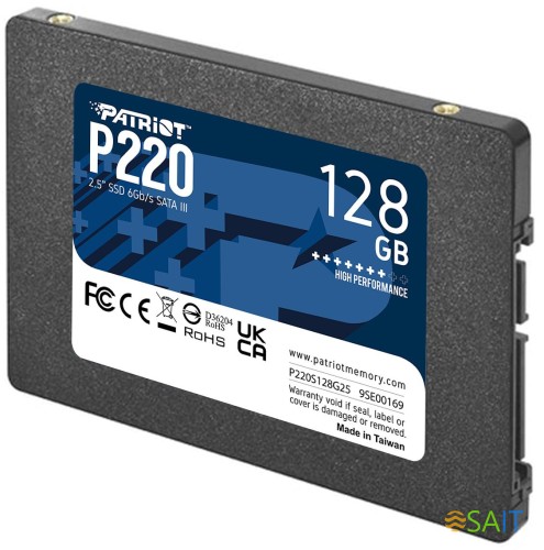 Накопитель SSD Patriot SATA-III 128GB P220S128G25 P220 2.5"