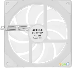 Вентилятор для корпуса Accord ACC-YF14 ARGB 140х140x25 белый 4-pin (ACC-YF14 ARGB WHITE) brown box