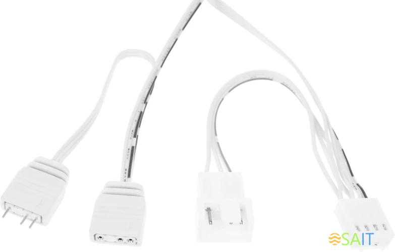 Вентилятор для корпуса Accord ACC-YF14 ARGB 140х140x25 белый 4-pin (ACC-YF14 ARGB WHITE) brown box