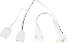 Вентилятор для корпуса Accord ACC-YF14 ARGB 140х140x25 белый 4-pin (ACC-YF14 ARGB WHITE) brown box