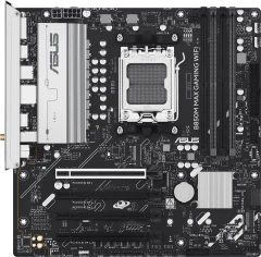 Материнская плата Asus B850M MAX GAMING WIFI Socket AM5 AMD B850 4xDDR5 mATX AC`97 8ch(7.1) GbLAN RAID+HDMI+DP