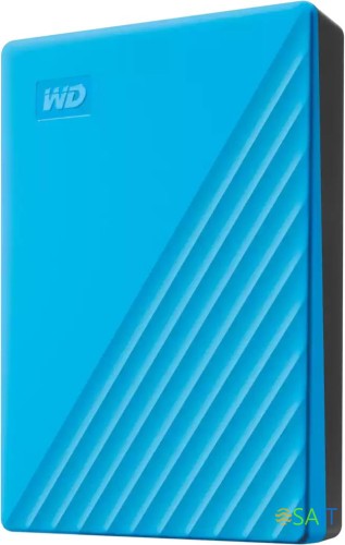 Жесткий диск WD USB3.2 Gen1 2TB WDBYVG0020BBL-WESN My Passport 2.5" голубой