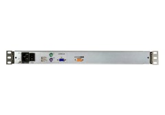 Kонсоль управления, для KVM-переключателей, электрон., 19", SVGA+KBD+MOUSE PS/2 USB, с KVM шнуром USB 1.8м, LCD Kран 19", лат./рус.Kлав., (выход на вторую конс 1280x1024 75Hz DDC2BKрепление DUAL RAIL доп.порт USB A-типа Female)/ATEN ATEN CL5800NR