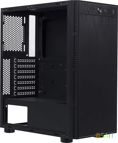 Корпус Accord 3407 черный без БП ATX 8x120mm 2xUSB2.0 1xUSB3.0 audio bott PSU