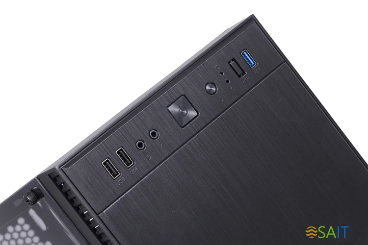 Корпус Accord 3407 черный без БП ATX 8x120mm 2xUSB2.0 1xUSB3.0 audio bott PSU