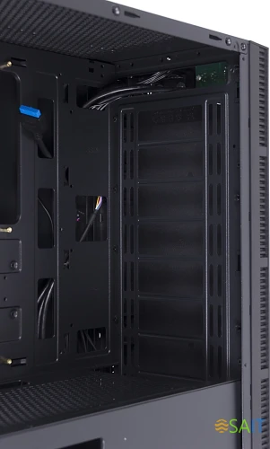 Корпус Accord 3407 черный без БП ATX 8x120mm 2xUSB2.0 1xUSB3.0 audio bott PSU