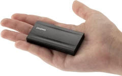 Накопитель SSD Digma USB3.2 Gen2x2 4TB DGSM8004T2MGG MEGA X 1.8" темно-серый