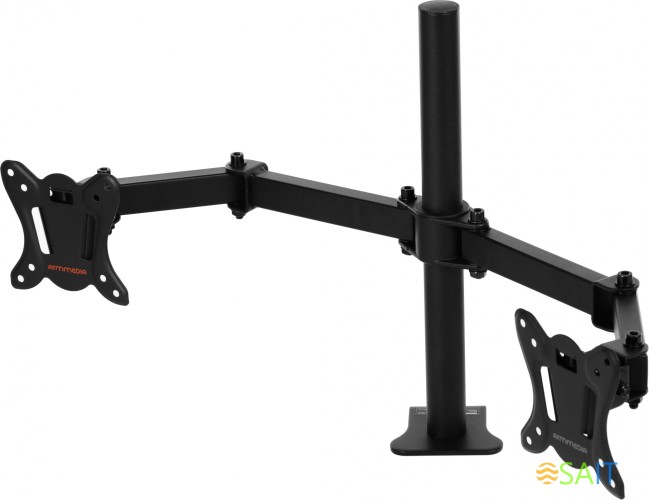 Кронштейн для мониторов Arm Media LCD-T13 черный 15"-32" макс.8кг настольный поворот и наклон верт.перемещ.