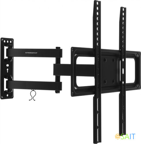 Кронштейн для телевизора Ultramounts UM872 черный 32"-55" макс.35кг настенный поворотно-выдвижной и наклонный