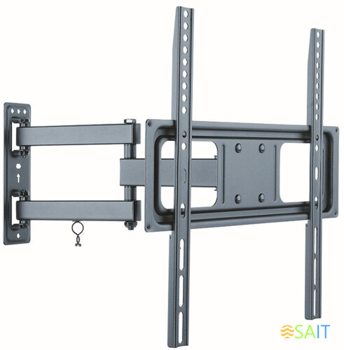 Кронштейн для телевизора Ultramounts UM872 черный 32"-55" макс.35кг настенный поворотно-выдвижной и наклонный