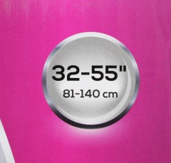 Кронштейн для телевизора Ultramounts UM872 черный 32"-55" макс.35кг настенный поворотно-выдвижной и наклонный