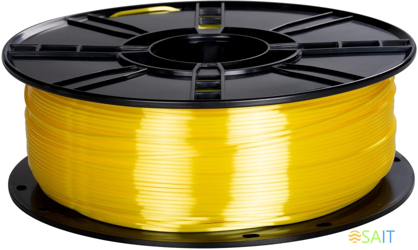 Пластик для принтера 3D Cactus CS-3D-PLA-1KG-S-YELL PLA SILK d1.75мм 1кг L326м 1цв.