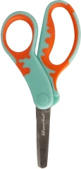 Ножницы Silwerhof детские 130мм ручки пластиковые асим. нержавеющая сталь бирюзовый/оранжевый