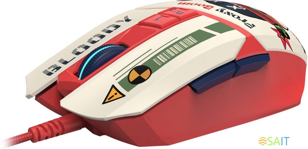 Мышь A4Tech Bloody W63 Max Proxy Boom рисунок оптическая (12000dpi) USB