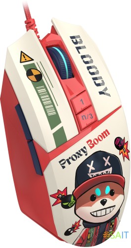 Мышь A4Tech Bloody W63 Max Proxy Boom рисунок оптическая (12000dpi) USB