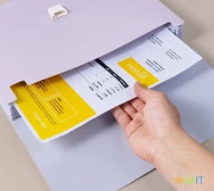 Папка-портфель Deli Colorful EF613 13 отдел. A4 полипропилен ассорти