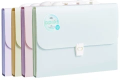 Папка-портфель Deli Colorful EF613 13 отдел. A4 полипропилен ассорти