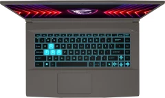 Ноутбук MSI Thin 15 B12UCX-1415AU Core i5 12450H 16Gb SSD512Gb NVIDIA GeForce RTX 2050 4Gb 15.6" IPS FHD (1920x1080) Windows 11 Home Multi Language grey WiFi BT Cam (9S7-16R831-1415)