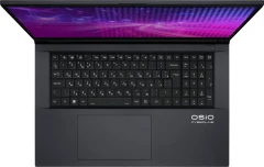 Ноутбук Osio CyberLine C170i-003 Core i7 12650H 16Gb SSD512Gb NVIDIA GeForce RTX4060 8Gb 17.3" IPS FHD (1920x1080) noOS dk.grey WiFi BT Cam 3410mAh