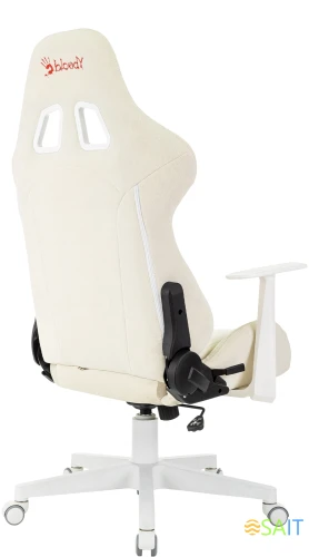 Кресло игровое A4Tech Bloody GC-570 белый сиденье белый с подголов. крестов. пластик пластик белый