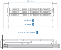 Комплект направляющих QNAP RAIL-A03-57