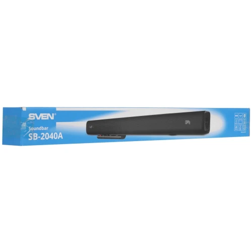 Саундбар SVEN SB-2040A, черный (40 Вт, Bluetooth, HDMI, ПДУ, Optical, USB, дисплей) SVEN SB-2040A