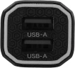 Автомобильное зар./устр. Buro BUCM1 18W 3A (QC) 2xUSB универсальное черный (BUCM18P200BK)