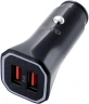 Автомобильное зар./устр. Buro BUCM1 18W 3A (QC) 2xUSB универсальное черный (BUCM18P200BK)