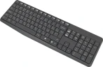 Клавиатура + мышь Logitech MK235 клав:серый мышь:серый USB беспроводная (920-007948)