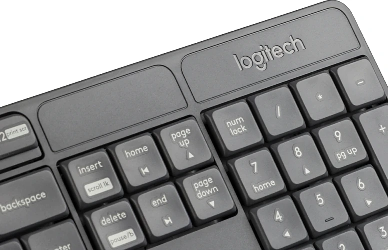 Клавиатура + мышь Logitech MK235 клав:серый мышь:серый USB беспроводная (920-007948)